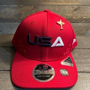 2025 Ryder Cup Golf New Era 9Seventy  Adjustable Stretch Snapback Hat Cap OSFM